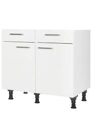 Standard base cabinets are the most popular cabinet in the kitchen. Base Cabinet 90cm White 2 Drawers 2 Doors Nobilia Kitchen Base Cabinet Top Shelf De