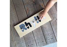 • made in australia by customworks. 6 Letter Name Puzzle