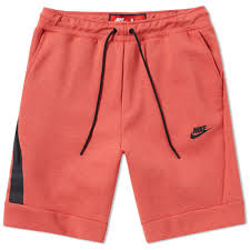 Black And Red Nike Shorts Nike Sportswear Tech Fleece Short Track Red Heather Black 805160 602 Sz Medium Nike Shorts Fleece Shorts Heather Black Nike Sportswear