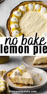 This No Bake Lemon Pie Is A Quick And Easy Dessert Idea This Version Is Made With Cream Cheese An In 2020 No Bake Lemon Pie Dessert Recipes Easy Quick Dessert Recipes