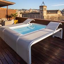 Piscine Hors Sol Gre Mariposa 2 82 X 2 19 M Avec 2 Chaises Longues