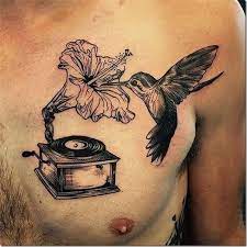 Delicate And Artistic Hummingbird Tattoos Tattoos Hummingbird Tattoo Black Hummingbird Tattoo