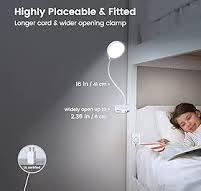 Glocusent 5W Clip on Light, 36 LEDs Eye Caring Reading Light ...