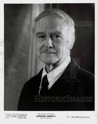 1978 Press Photo Actor Lew Ayres as Bill Atherton in "Damien