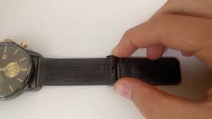 Maybe you would like to learn more about one of these? How To Adjust A Watch Clasp On A Metal Mesh Strap Youtube