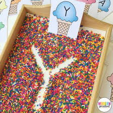 Ice Cream Sprinkles Alphabet Writing Practice Pre Writing Activities Alphabet Writing Practice Preschool Activities