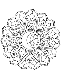 Moon And Stars Coloring Pages Art Mandala Coloring Pages Mandala Coloring Books Coloring Pages