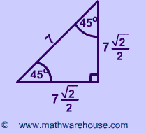 45 45 90 triangles worksheets learny kids right triangle worksheet answers easy worksheet template worksheet by kuta software llc geometry 45 45 90 triangles practice name id 1 date period. Special Right Triangles Formulas 30 60 90 And 45 45 90 Special Right Triangles Examples Pictures And Practice Problems