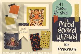 The Mood Board Wizard Brush Set Mood Board Color Chip Brush Set