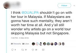 Before winning best pop vocal album. M Sians Apologise To Dua Lipa After She Was Mocked Into Editing Her Babi Instagram Post