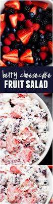Very Berry Cheesecake Salad Fruit Dishes Fruit Recipes Food