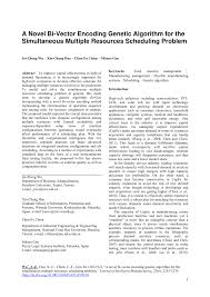 Our grinding machines are with features of high quality, high efficiency, and high accuracy that can meet all your demands of machining. Pdf A Novel Bi Vector Encoding Genetic Algorithm For The Simultaneous Multiple Resources Scheduling Problem
