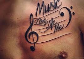 Music tattoo designs tips to do music tattoos. 44 Magnificent Music Tattoos On Chest
