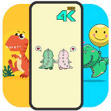 You can choose the wallpaper dino. Cute Dino Merah Wallpaper Hd