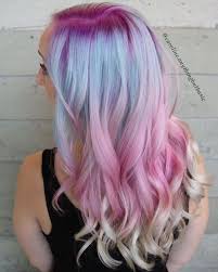 Combining pastel shades of lavender and blue hair dye with silver hair is risky when the hair is shorter, because you can end up with an unintentional look. 20 Styles With Cotton Candy Hair That Are As Sweet As Can Be