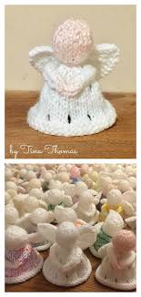 We chose to feature the angel since you may like to have an angel around even if you don't have a nativity scene. Christmas Angel Ornament Free Knitting Pattern Christmas Knitting Patterns Free Christmas Knitting Projects Knitted Easter Crafts