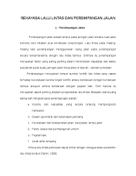 Doc Rekayasa Lalu Lintas Dan Persimpangan Jalan Andri Civil Academia Edu