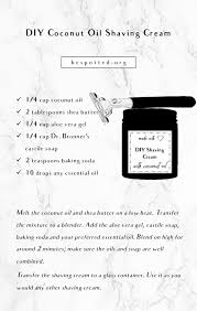 An easy natural homemade shaving cream that will leave your skin smooth and silky without using preservatives or synthetic ingredients. Coconut Oil Shaving Cream Recipe The Best Ever Diy Shaving Cream