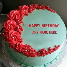 Nothing in this world could match your love as the love you've given me. Red Flower Birthday Wishes Images With Name On Cake For Facebook