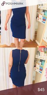 Work Dress Dresses For Work Calvin Klein Blue Dress Blue And Gold Dress