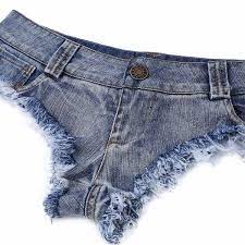 Women's Mini Shorts Denim Cut Off Low Rise Waist Sexy Micro Jeans Hot Pants  | eBay