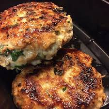 Spicy Chicken Patties Ground Chicken Onion Cilantro Serrano Pepper Garlic Chili Powder Crushed Red Pepper Chicken Patties Chicken Patty Recipes Recipes