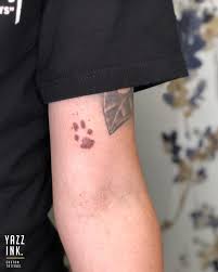 Maybe you would like to learn more about one of these? Yazz Ink Tiny Tiny Dog Paw From Her Actual Pawprint Facebook