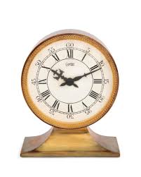Especially rare in that this engravable clock has never been engraved! Lot Cartier A Gilt Brass Desk Clock Mid 20th Century