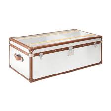 Check out our steamer trunk coffee table selection for the very best in unique or custom, handmade pieces from our living room furniture shops. Stainless Steel Coffee Table Storage Trunk Etsy Coffee Table With Storage Stainless Steel Coffee Steel Coffee Table
