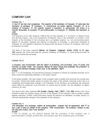 The notice will include a description of how the tenant violated the lease and the nu. Part C Company Law Companylaw Problemno 1 A And B Aretworivalcompanies Themajority Ofthemembers Studocu