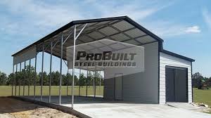 The entire structure is in vertical style structure. Vertical Roof Steel Rv Covers Vertical Roof Metal Rv Carports For Sale Probuilt