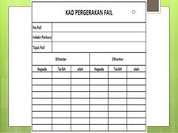 Sesuai peraturan gubernur dki jakarta no. Pengurusan Rekod Fail