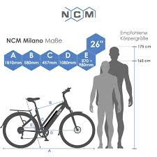 Ncm Milano 48v 26 Urban Trekking E Bike Elektrofahrrad Pedelec 250w 13ah 624wh Weiss Schwarz Weiss 26 Amazon De Sport In 2020 Elektrofahrrad Pedelec E Bike