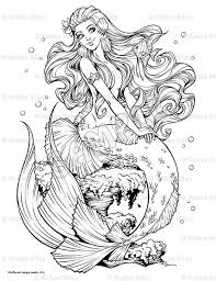 Fishy Friends Mermaid Myth Mythical Mystical Legend Mermaids Siren Fantasy Mermaids Ocean Sea Enc Mermaid Coloring Pages Mermaid Coloring Mermaid Coloring Book