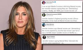 Jennifer aniston plays justine last, a married woman who wants to start a family. Marvel Fans Slam Jennifer Aniston Online Over Her Comments About The Superhero Franchise Daily Mail Online