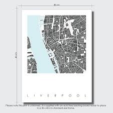One place to another, giving you exact directions, so you won't need a map, a gps or a guide. Liverpool Map Art Print Limited Editon By Bronagh Kennedy Art Prints Notonthehighstreet Com