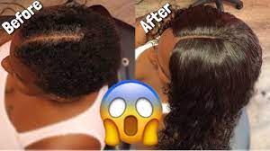 The weave hairstyles are usually last for several weeks. Clients With Very Short Hair Get A Sew In By Ttdoesitall Youtube