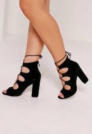 Black Block Heels Closed Toe Lace Up Peep Toe Block Heels Black Blackhighheels With Images Black Block Heel Shoes Homecoming Shoes Heels Homecoming Shoes