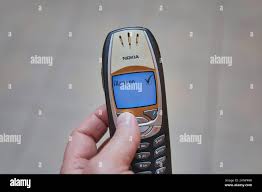 old cellphone, Nokia 6310i Stock Photo ...