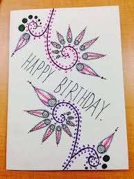 Happy Birthday Birthday Card Drawing Ideas For Kids Hand Drawn Birthday Card By Cardsbys On Etsy 5 00 Birthday Card Drawing Cool Birthday Cards Happy Birthday Cards
