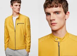 Pique Biker Jacket Item Available In More Colors Giacca Da Uomo Zara