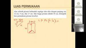 Check spelling or type a new query. Luas Permukaan Prisma Youtube