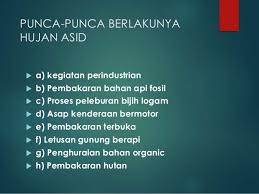 Hujan asid hasrinna ainun farhana farrahin fiza tina erina 2. Hujan Asid Di Melaka Hujan Asid