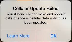 How To Fix Cellular Update Failed On Iphone With Ios 12 1 2 Sms Lte Cellular Data Issues Osxdaily