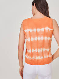 This produces what is otherwise known as the garter stitch. Garden Tie Dye Knit Top Orange Mlt White Stuff