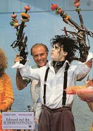 Johnny depp played the title role in 'edward scissorhands,' his first of eight movies with tim burton. Pin By Amusementphile On Movies 1990s Edward Scissorhands Johnny Movie Tim Burton Movie