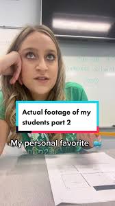 Kindergarten Teacher Is Pretending to Be Their Student