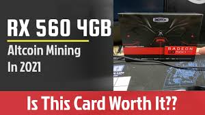 Some 4gb gpus already can't mine ethereum. Rx560 4gb Altcoin Mining In 2021 Youtube