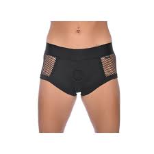 Sportsheets Em.Ex. Fit Fishnet Strap-On Underwear Style Harness | Spectrum  Boutique