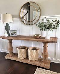 It is also decorated in a way that compliments the rest of your home's. Farmhouse Entryway Table Ideas To Dazzle Your Guests Farmhousehub